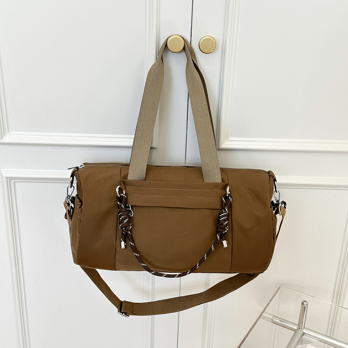 #208 women's new large-capacity handbag travel messenger bag
