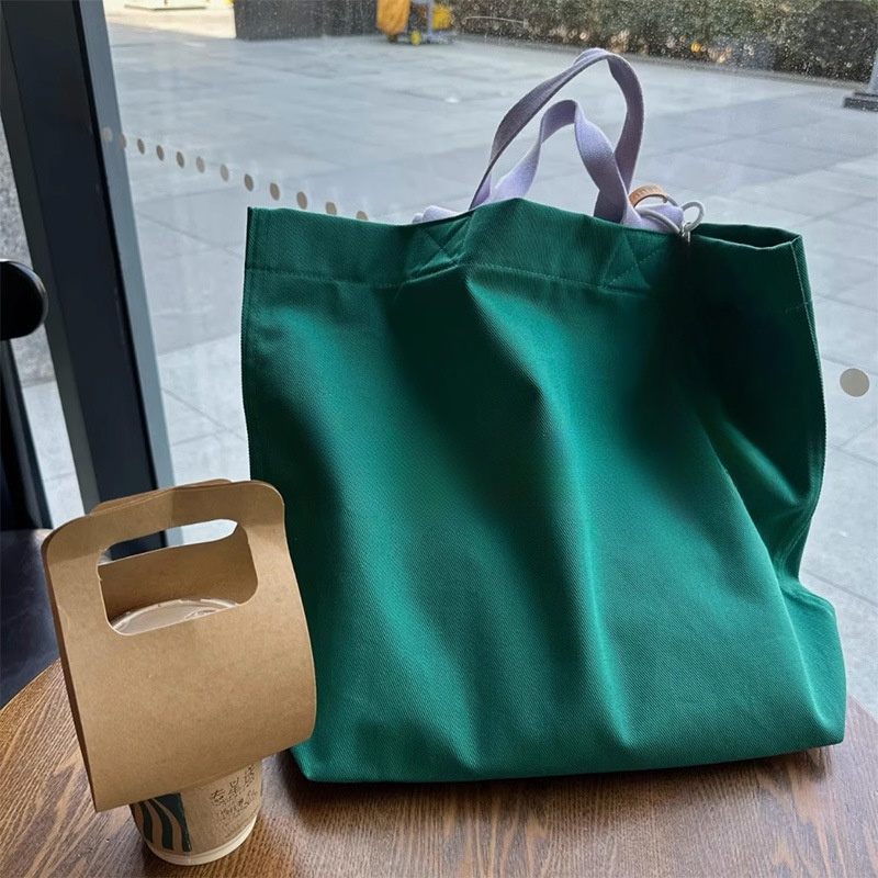 #308 LU Women's new fashion Joker oversized canvas bag
